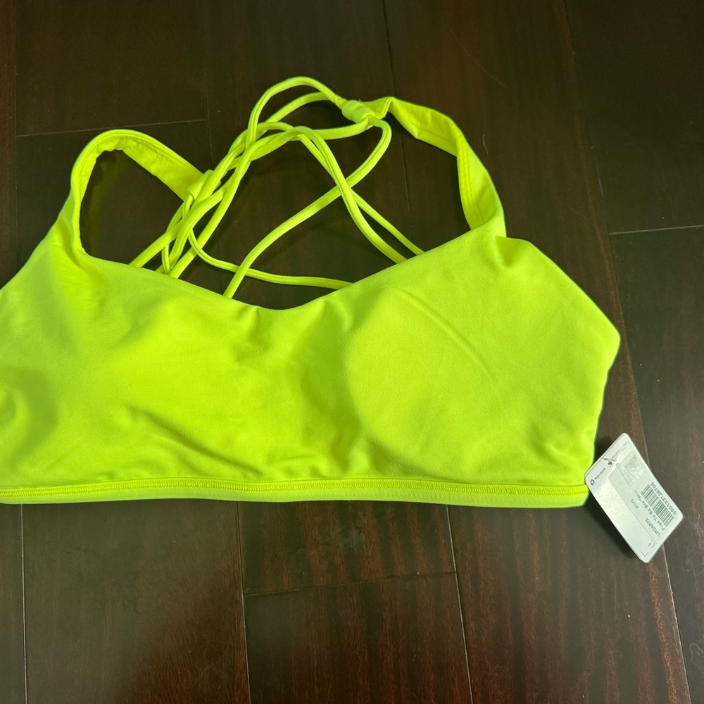 lululemon athletica Neon Yellow Sports Bra